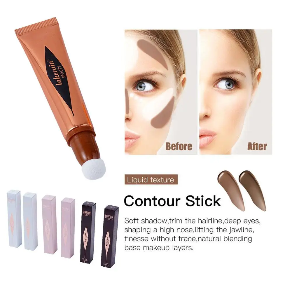 Natural Face Liquid Blusher Cream Cheek Eye Tint Peach Multi-use Stick Cheek Makeup Blush Brighten Contouring Cosmetic Makeup