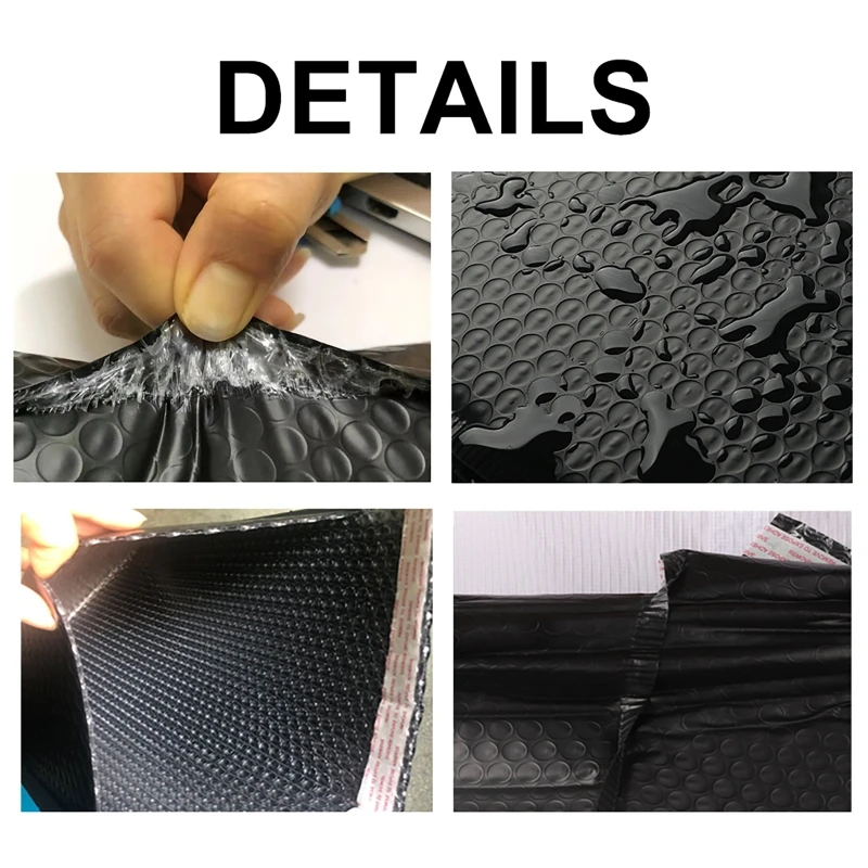White Long Bubble Bags Express Delivery Bag Logistics Transportation Envelope Pack Waterproof Shockproof Anti Squeezing Mail Bag