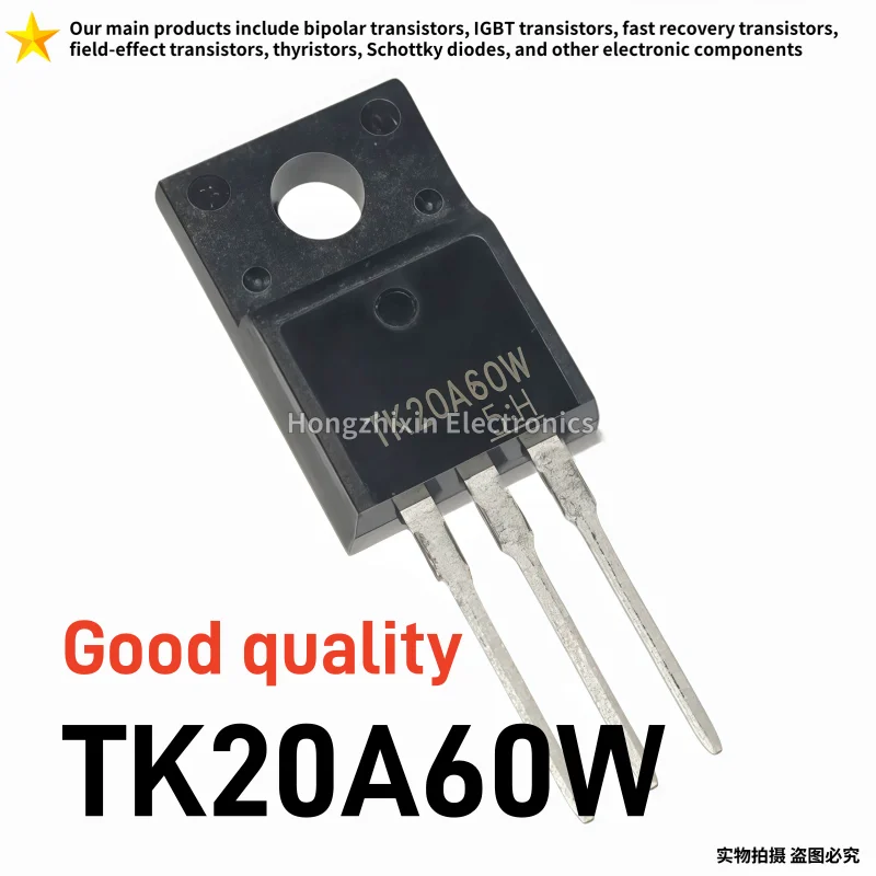 K20A60W 10/30/50PCS TK20A60W TO‑220F N‑Channel Power MOSFET Transistor 600V20A For Switching Power Supply Inverter