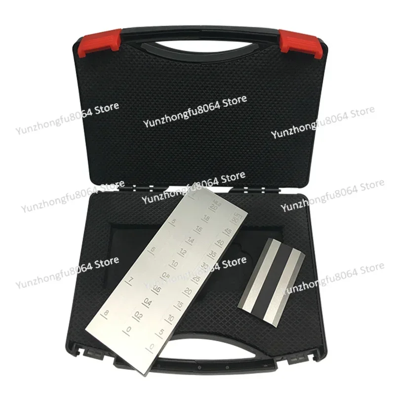 ISO Double Slot Scraper Fineness Meter, Paint Particle Fineness Meter, Paint Liquid Stainless Steel Fineness Plate