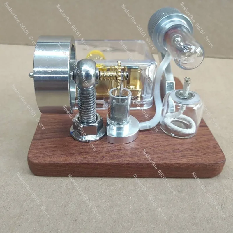 Music Box Engine Model Physics Science Experiment Educational Toy Desktop Decor Ornament