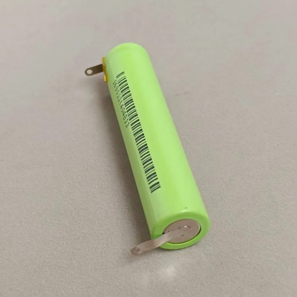 2PCS/Lot 14650 3.7V 1100mAh Rechargeable Lithium Battery With Solder Tabs For Speaker Flashlight Cordless Screwdriver Smartwatch