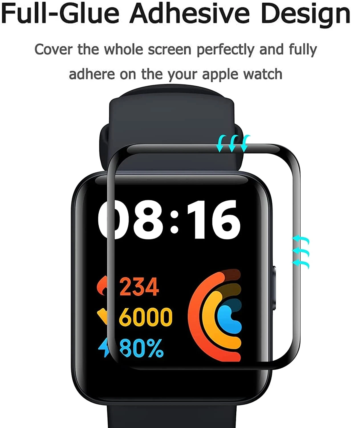 Protective Film For xiaomi Redmi watch 2 lite SmartWatch Screen Protector Film Clear TPU Not Glass Curved Full Cover