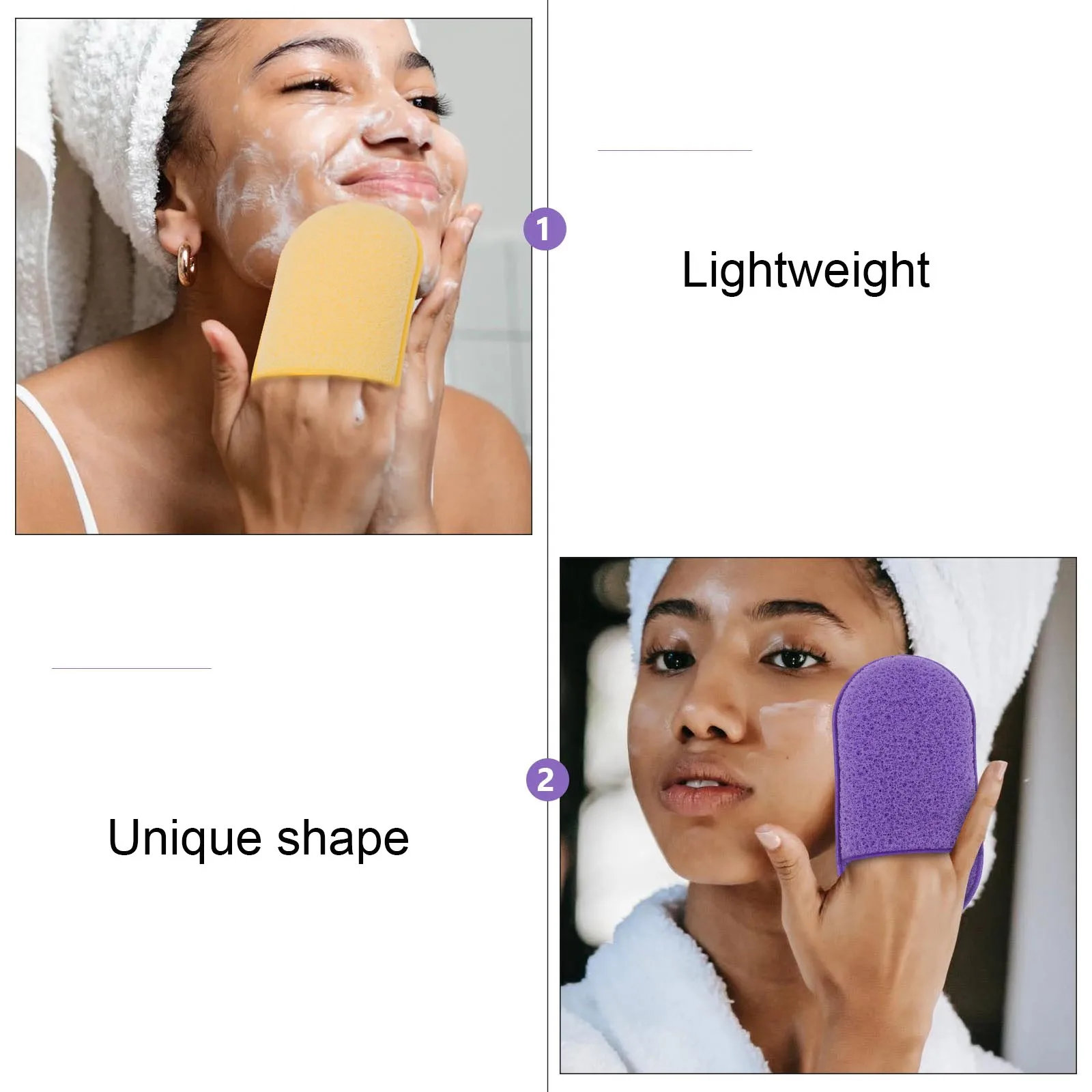 แผ่นกำจัดผงเครื่องสำอาง 6 ชิ้น วัสดุพรีเมียม ปลอดภัยต่อผิวหน้า ใช้ทำความสะอาดเครื่องสำอางทุกวัน แผ่นทำความสะอาดใบหน้า