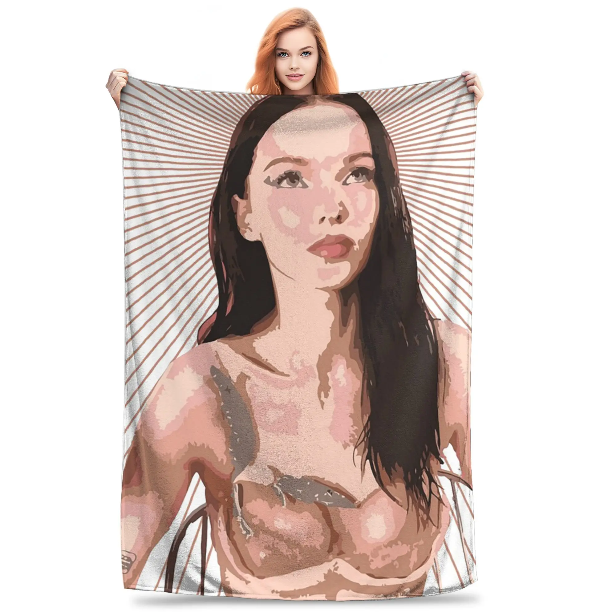 

Одеяло Dove Cameron, многофункциональное фланелевое одеяло для дивана, постельное белье, дорожные пледы, покрывало, одеяло