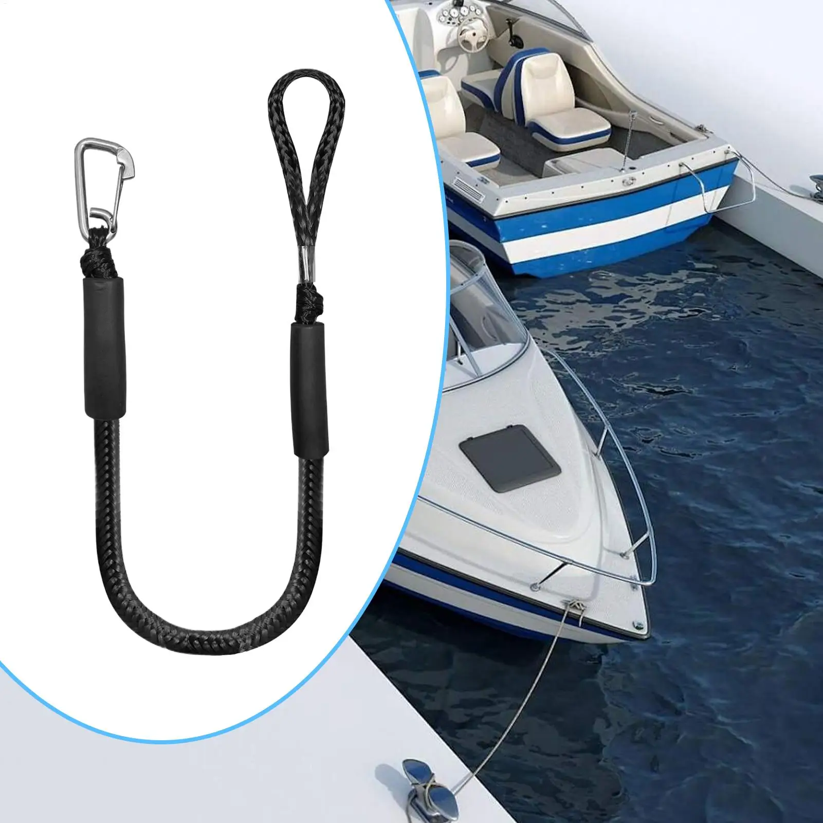 

Лодка веревка 3,94-5,58 футов, сверхмощные аксессуары для каноэ, буксировочный трос для озера, реки, пляжа, моря, снега, вейкбординга