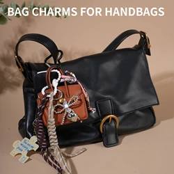 New Complicated Bag Pendants Charms, Versatile Bag Pendants, Fashionable Hanging Braid Ropes Key Handbags Charms Accessories