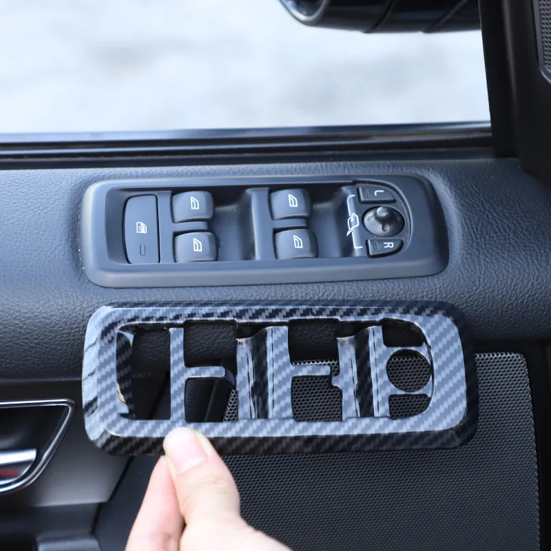 For Land Rover Discovery 4 LR4 2010-16 For Range Rover Sport 2010-2013 Window Lift Switch Button Control Panel Frame Cover Trim