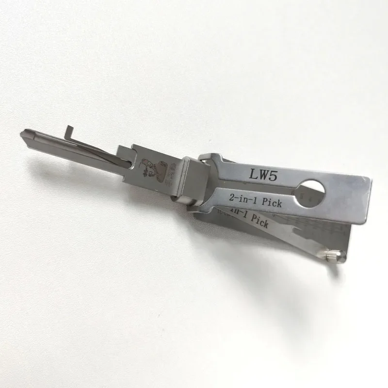 

Lishi 2-in-1 LW4 LW5 TE2 Lock Picking Decoder Ganzua Lishi Kit for Australian Lock C4/Lockwood Keyway for Gainsborough TESA Lock
