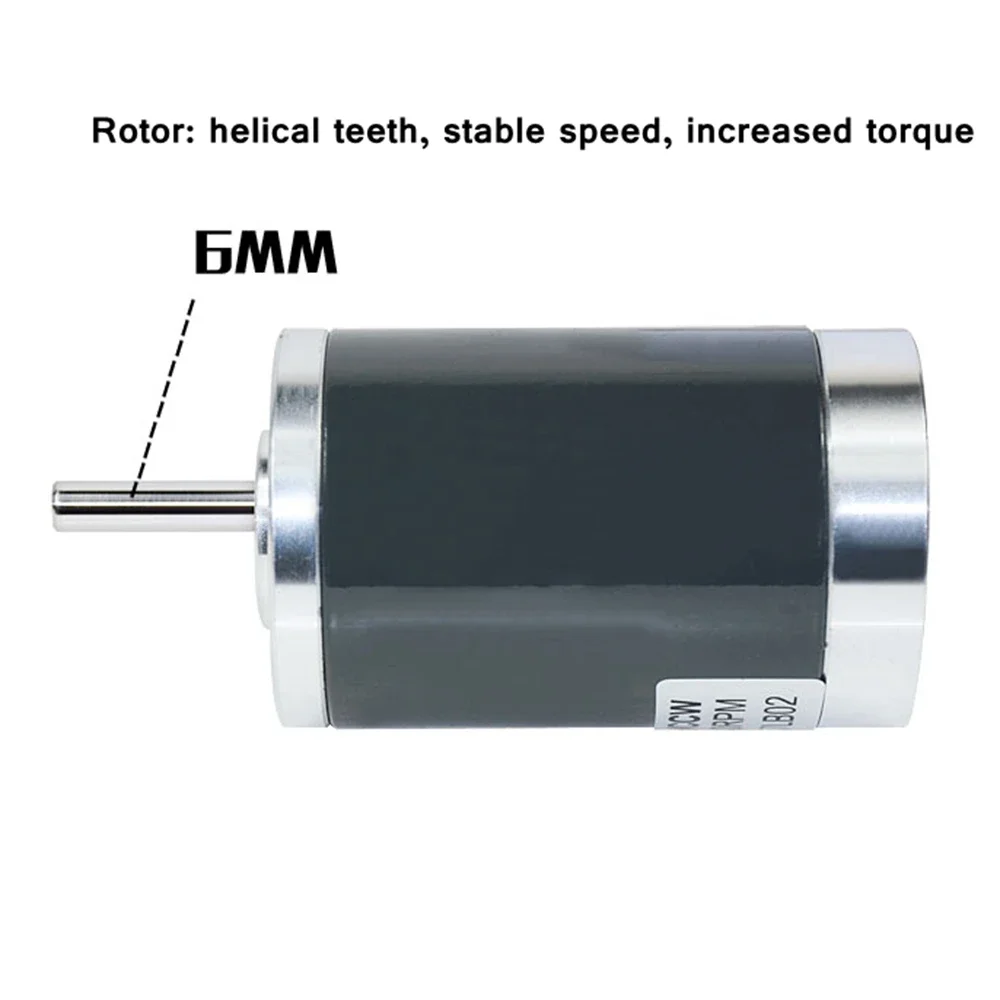 50MM Photo Machine DC Motor 12V 24V Double Bearing CW/CCW Low Noise Permanent Magnet DC Motor 2000-4000 RPM