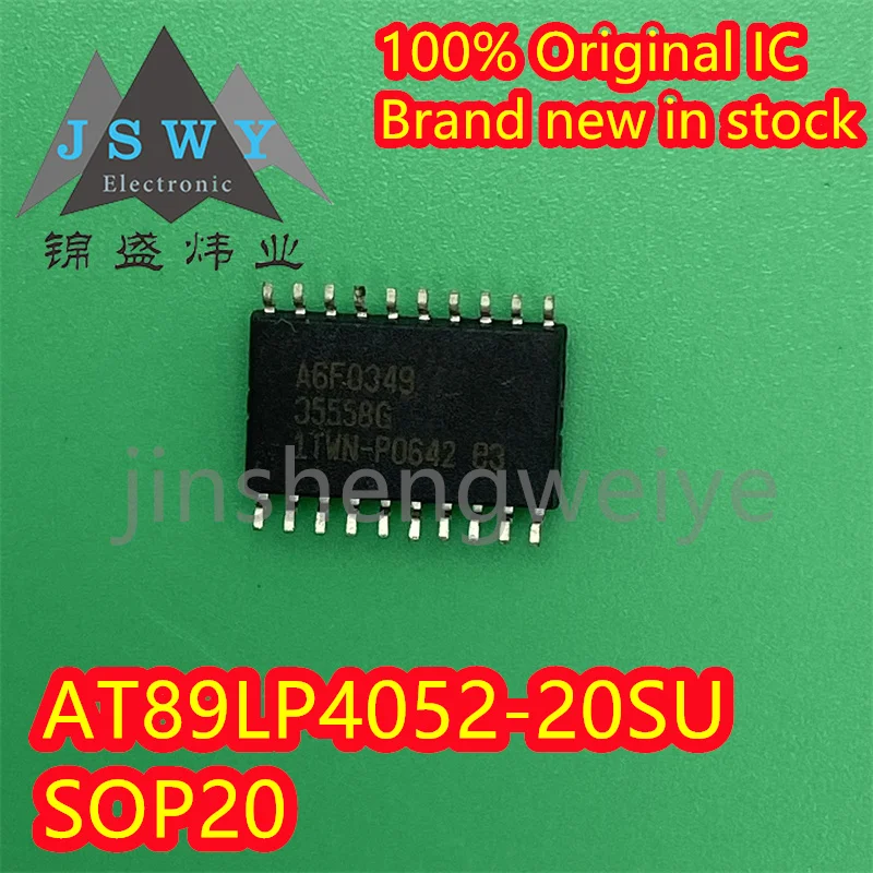 5PCS Free Shipping AT89LP4052-20SU AT89LP4052 100% Brand New Original Microcontroller IC SOP20 Electronics