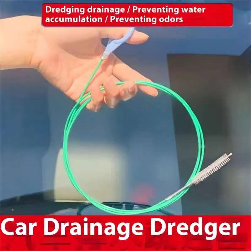 F19B Heavy Duty Metal Drain Cleaning Brush for Sink Shower Maintenance