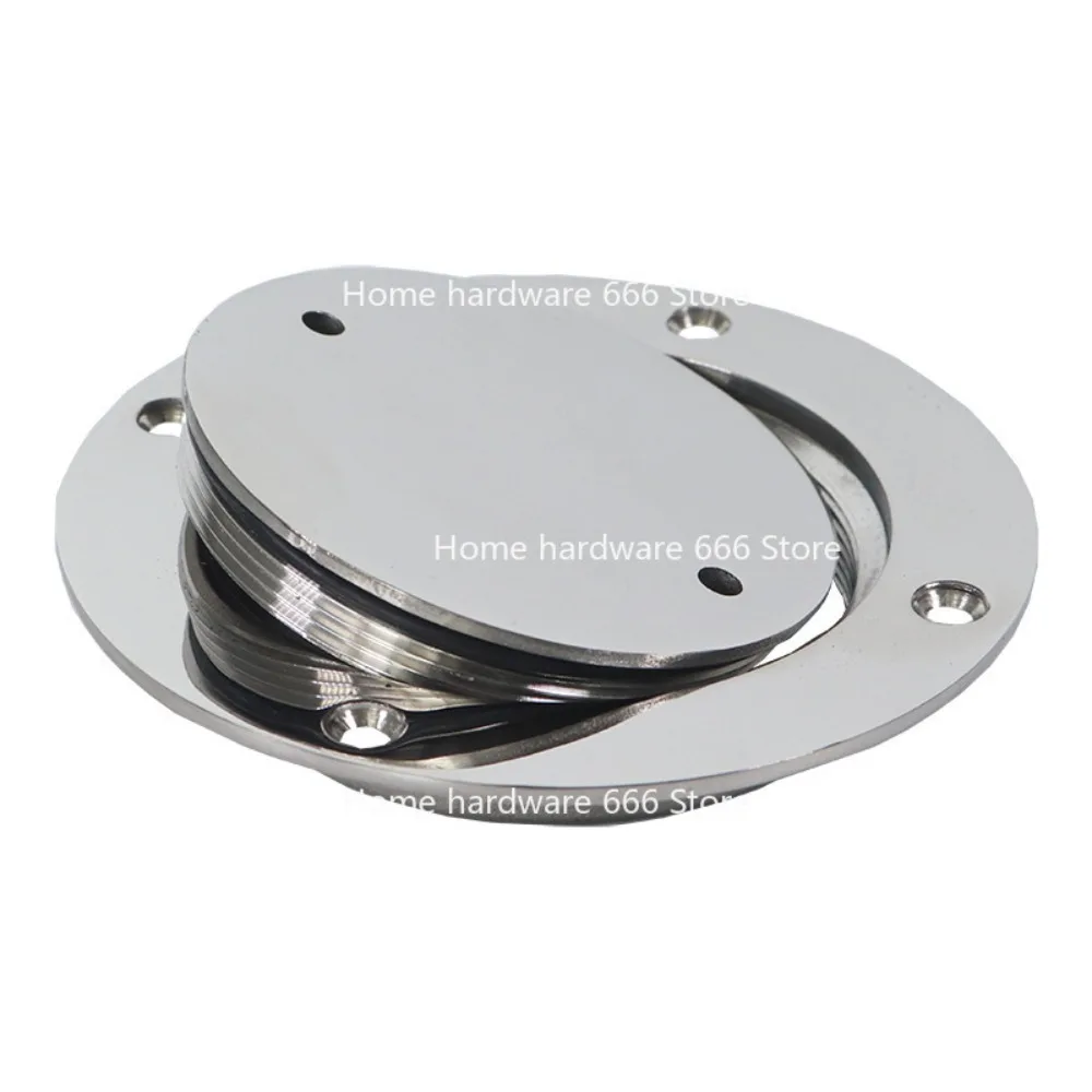 

Stainless Steel Deck Disc 3 Inch 4 Inch 6 Inch Manhole Cover Hatch Cover Yacht Marine Hardware