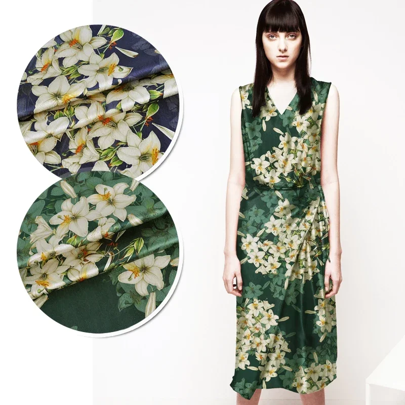 

108 см, ширина 19 мм, бежевая жаккардовая эластичная зеленая, синяя шелковая атласная ткань, подходит для летнего платья, юбки, рубашки, брюк JH152