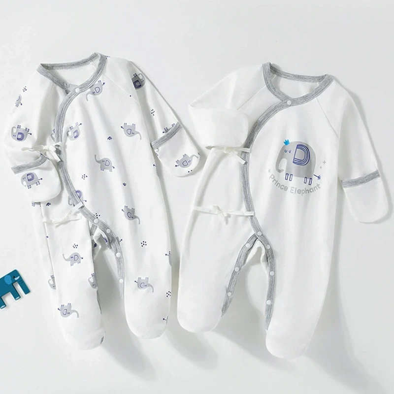 

2Piece Set Spring Autumn Newborn Items Casual Cartoon Cute Cotton Long Sleeve Boy Rompers Jumpsuits Baby Boutique Clothing BC641