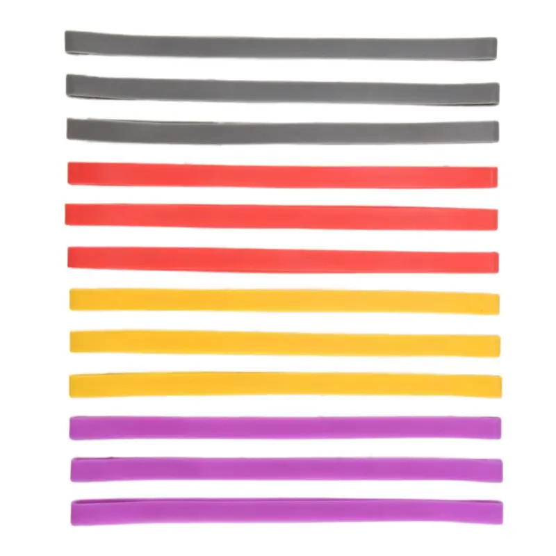 A07T-12 Pcs Beach Towel Bands,Elastic Beach Towel Holder,Chair Clips,Multicolor Towel Bands For Beach Chairs Swim Vacation