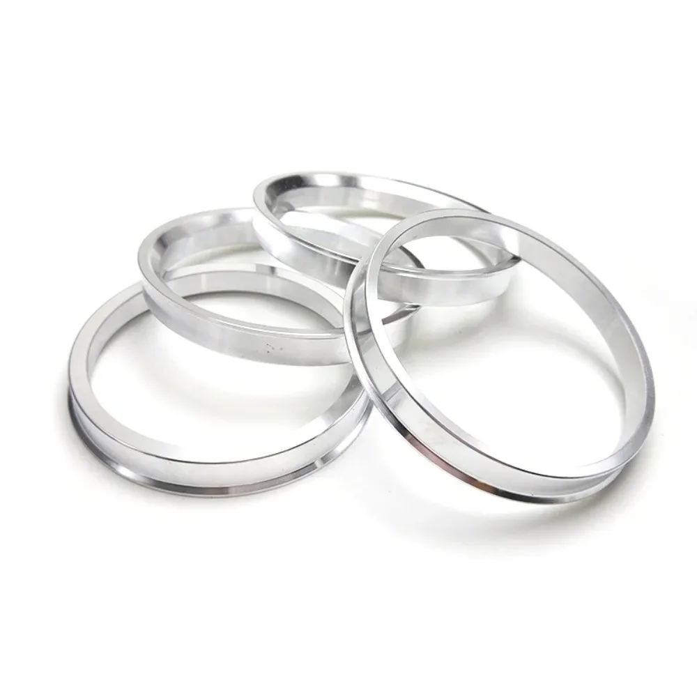 4pcs Aluminium Wheel Hub Centric Rings 67.1mm Car Hub to 70.1/70.5/71.5/72.62/73.1/74.1/75.1/76.1/82.1/106/110/112mm Wheel Bore