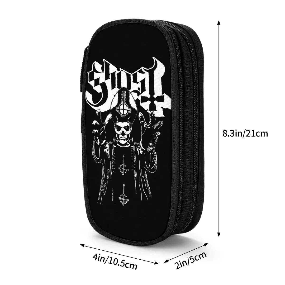 Ghost Band Pencil Case Pencilcases Pen Holder Kids Big Capacity Bags School Supplies Gifts Stationery