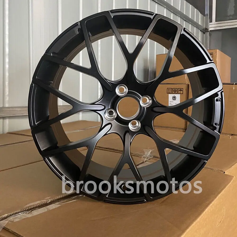 

18" B STYLE SATIN BLACK STAGGERED WHEELS RIMS FITS FOR SMART FORTWO W453 4X100