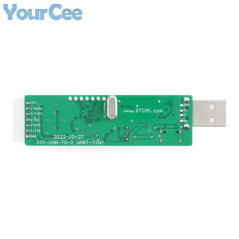 STC8H8K64U MCU Controller STC USB to Dual Serial Port-STC8H-V1.0 Core Development Board Module
