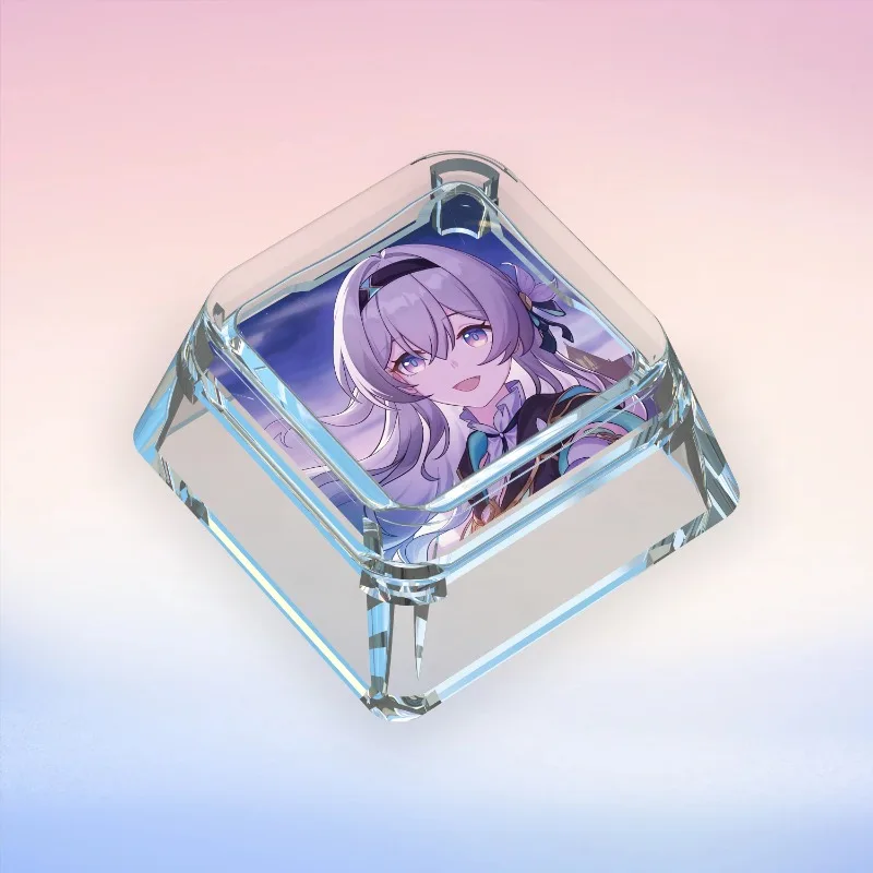 Honkai: Star Rail Keycaps Anime Custom Firefly Artisan Point Key Cap Transparent Original Gaming Mechanical Keyboard Keycap Gift