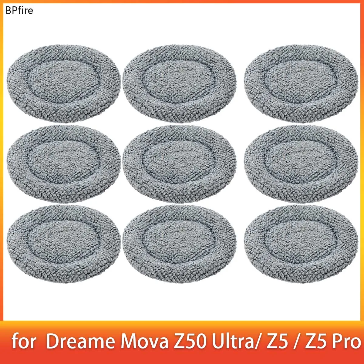 Mop-Tücher für Dreame Mova Z50 Ultra / Mova Z5 / Mova Z5 Pro Staubsauger-Ersatzteile ﻿