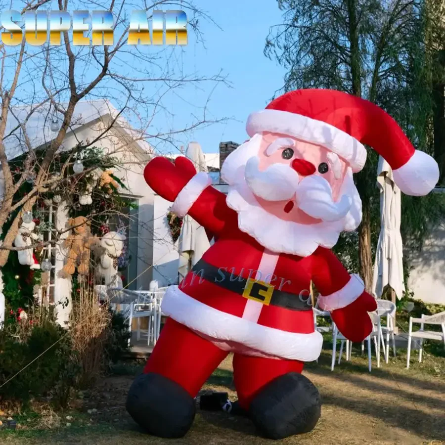 Christmas Decoration Party Advertising Props Giant Inflatable Santa Claus for sale