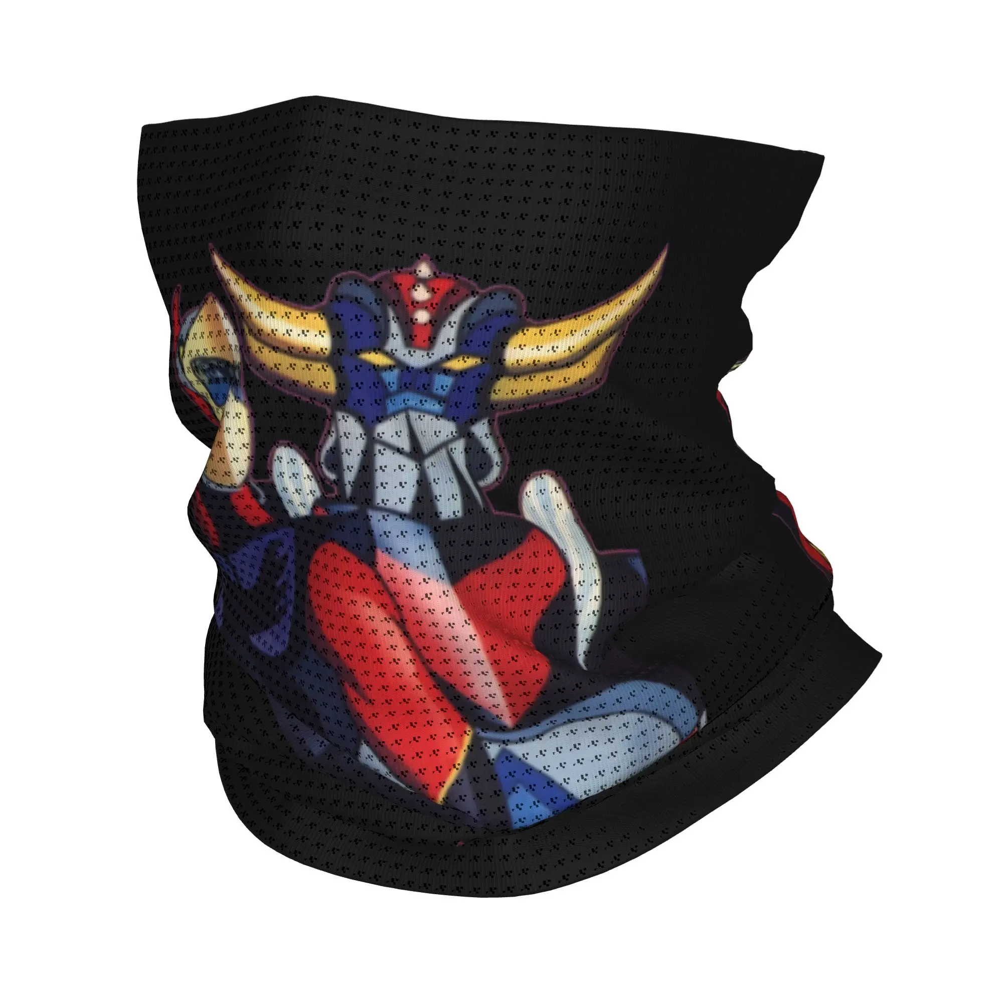 Custom Grendizer Goldrake UFO Robot Bandana Neck Gaiter for Ski Running Women Men Wrap Scarf Anime Balaclava Warmer