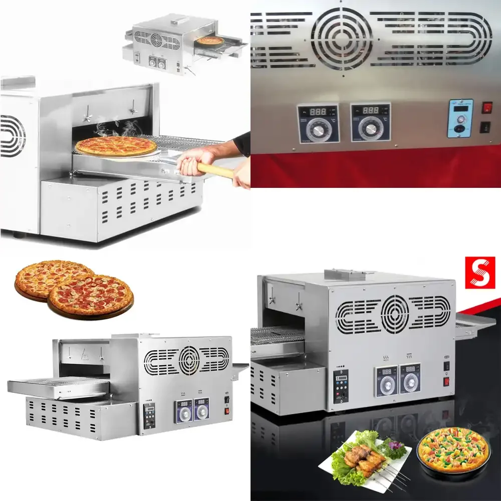 

Новая промышленная коммерческая конвейерная печь для пиццы 12, 20, 32 дюйма: высокопроизводительное оборудование для выпечки хлеба, орехов, кукурузы