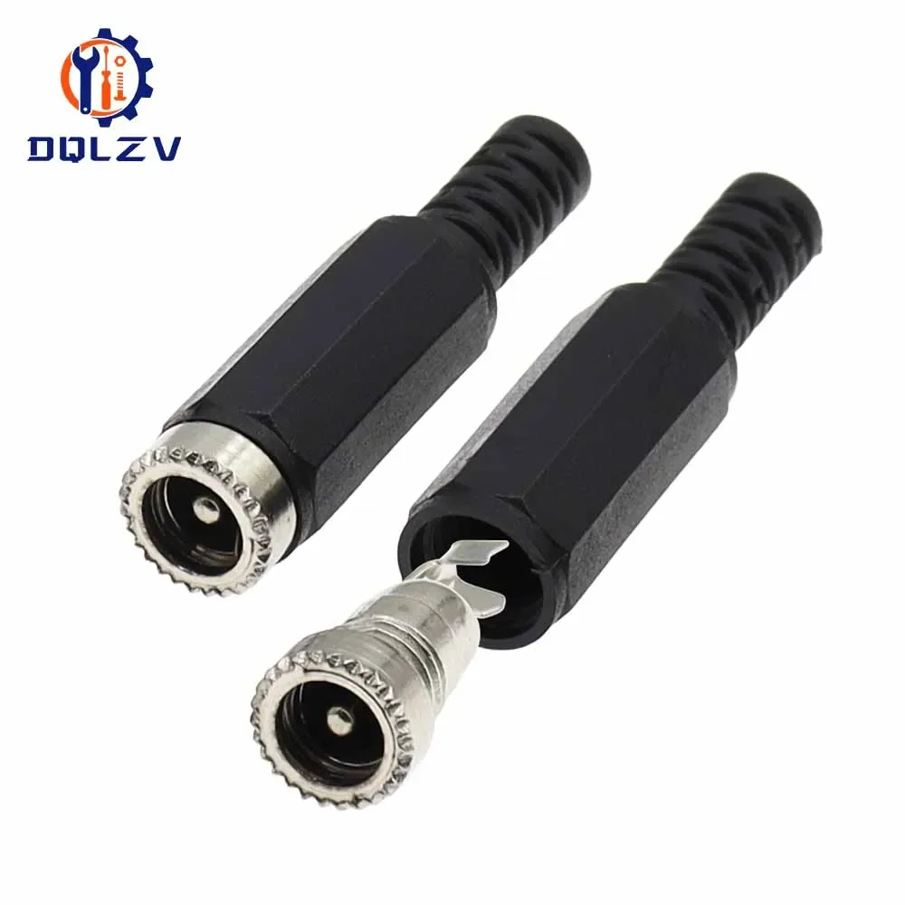 DC Power Male Jack 5.5X2.5MM 5.5X2.1MM Power Adapter Connector For Socket Repairs Tool 5.5*2.1mm 5.5*2.5mm