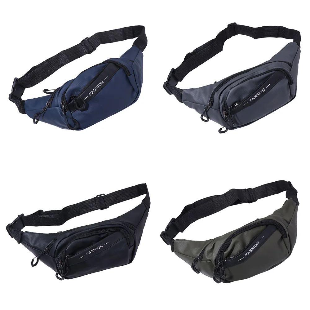 Fashion Multi-function Men Chest Bag Lightweight Large Capacity Running Waist Bags Belt Bag Waterproof Sports Phone Bag Riding