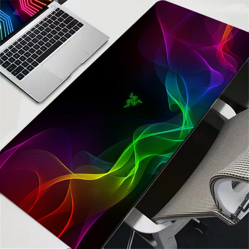 لوحة ماوس جديدة Razer Fashion Luxury Lockedge ملحقات ألعاب كبيرة ألعاب الكمبيوتر لوحة المفاتيح ماوس حصيرة مكتب لوحة الماوس لـ Csgo
