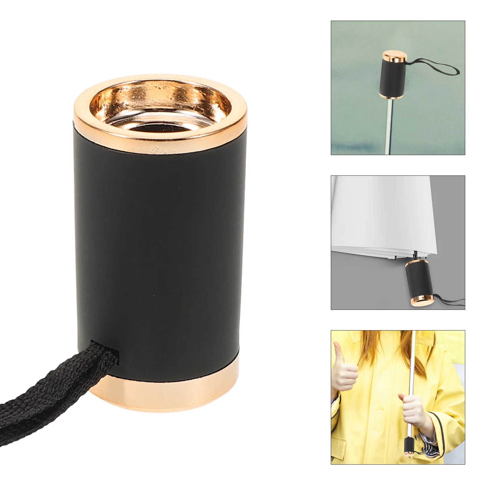 

Umbrella Replacement Plastic Round Grip For 13-14Mm Threaded Umbrellas Durable Anti-Slip Rain Umbrella Handle Repair Supplies