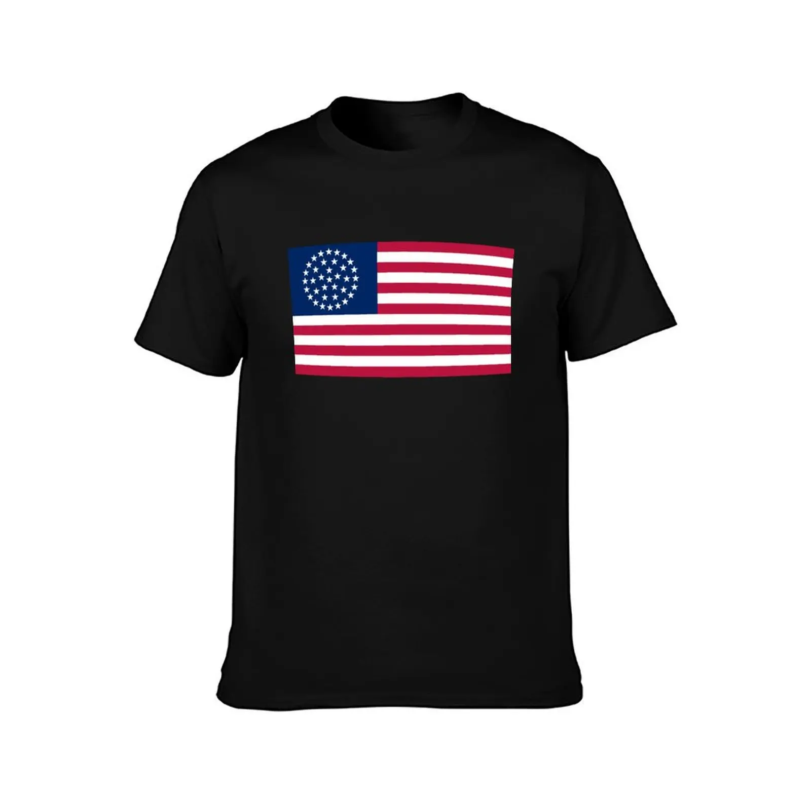 36 Star Wagon Wheel American Flag (Nevada Addition 1865-1867) T-Shirt Holiday Lightweight T-Shirt