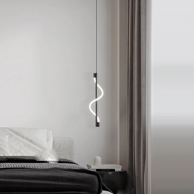 

Music Notes LED Home Deco Iron Minimalism Designer Chandelier Lighting Lamparas De Techo Suspension Luminaire Lampen For Bedside