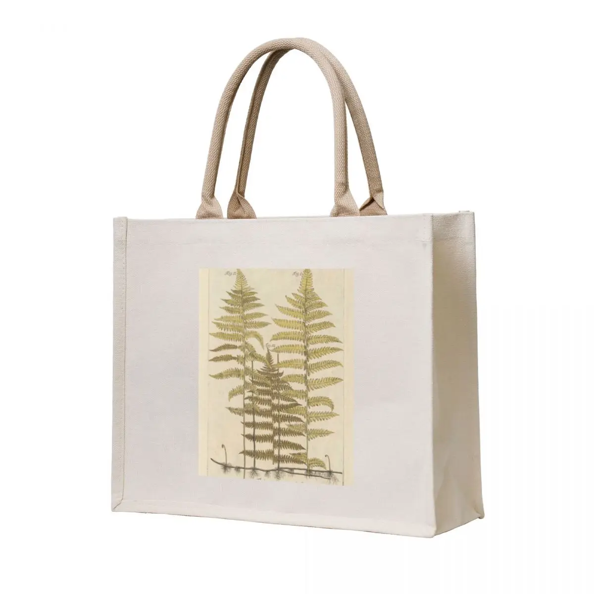 

Vintage Fern Botanical Tote Bag cloth bag woman woman shopping bag hand ladies