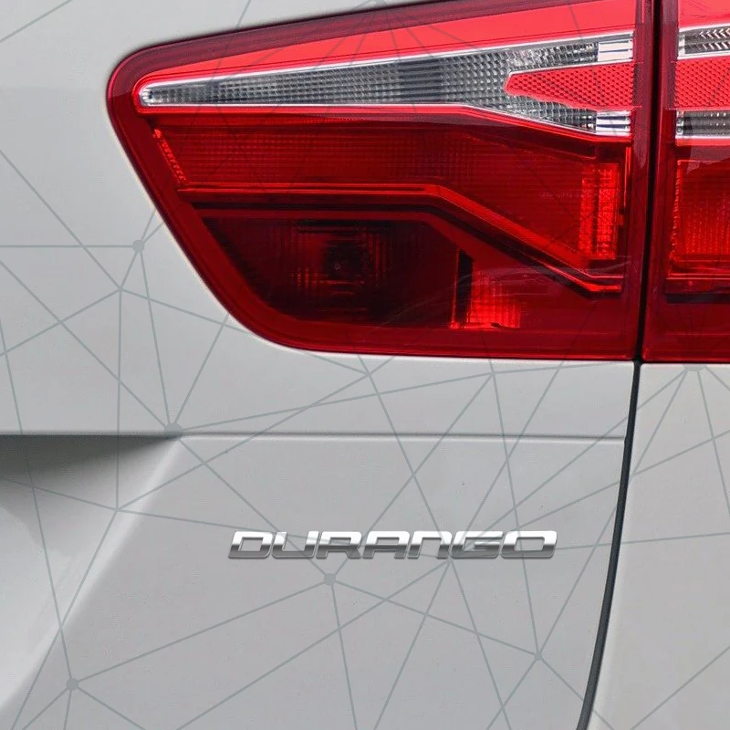 3D Auto Metal For Durango Badge Citadel 392 GT SXT Hellcat Car Rear Trunk Emblem Sticker LOGO Decor Body Styling view 5