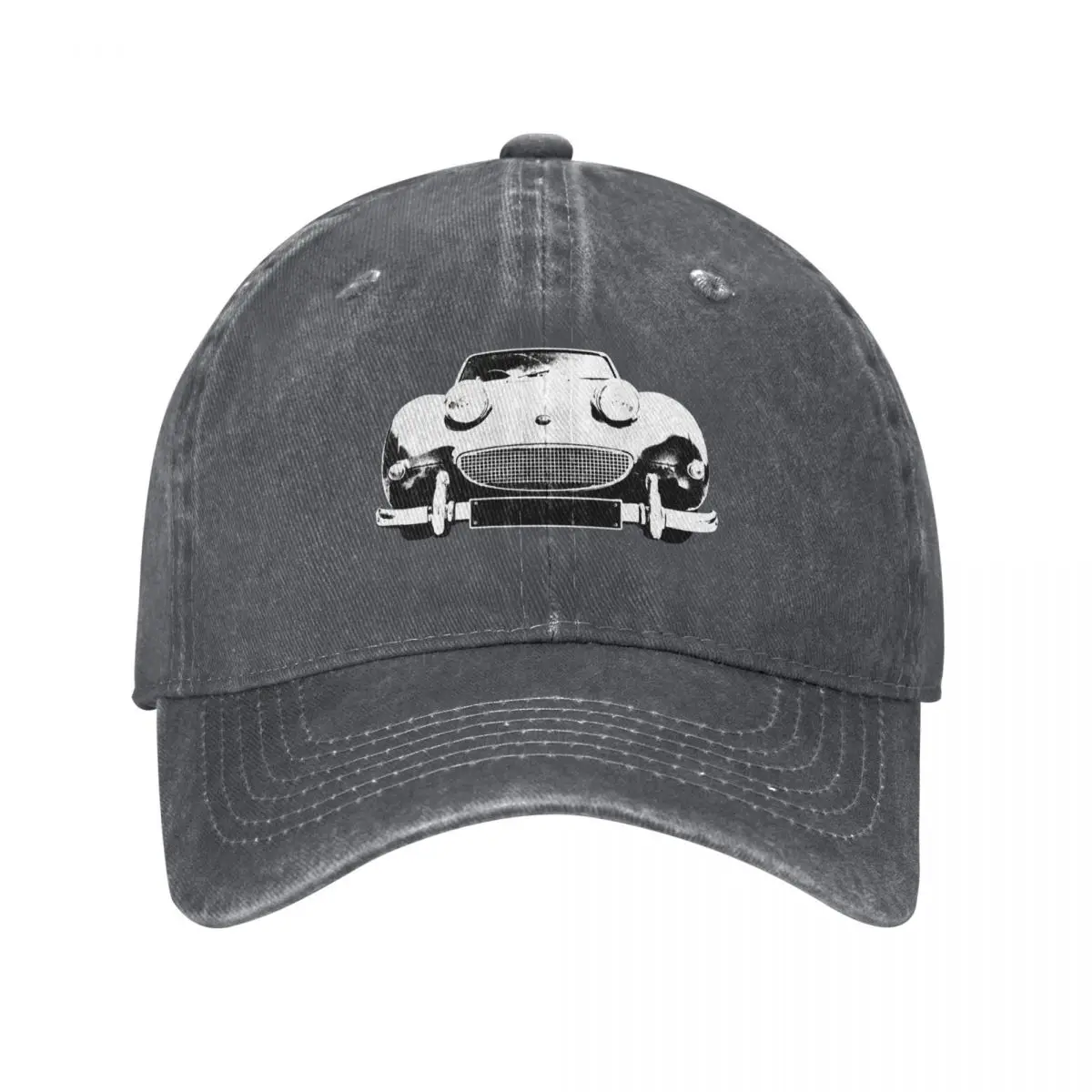 Austin Healey Sprite British 1960s classic car monoblock black and white Baseball Cap Brand Man cap custom Hat Men Caps Women's