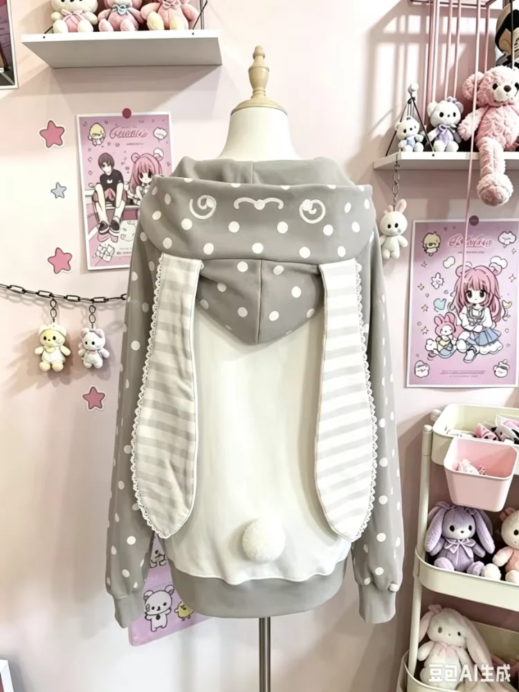 일본 빈티지 고딕 스타일의 고양이 귀가 달린 후드 코트 - Vintage Zip Hoodie 리뷰 및 가격