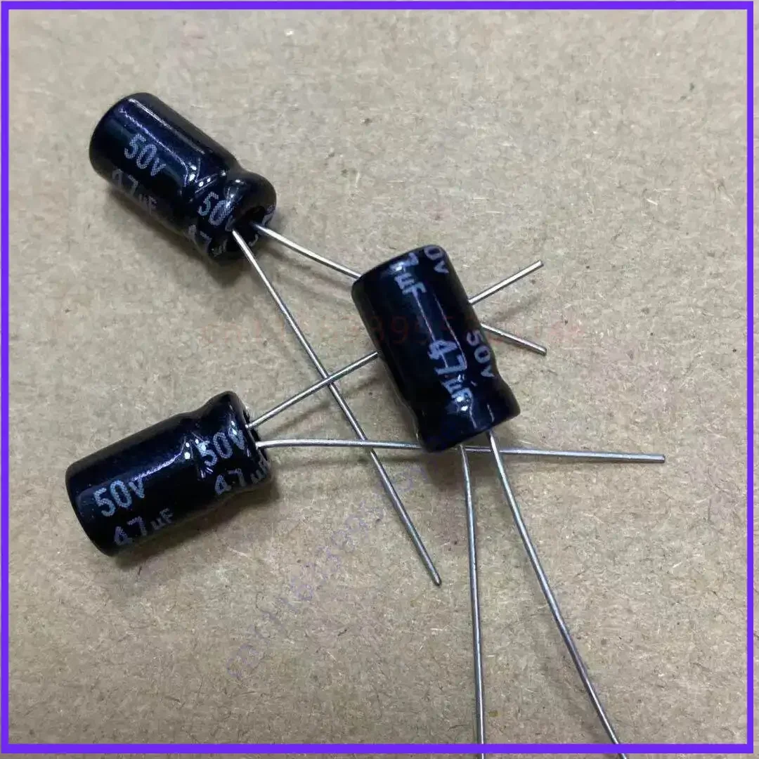 Condenser for 50V 47UF Electrolytic Capacitor   50pcs