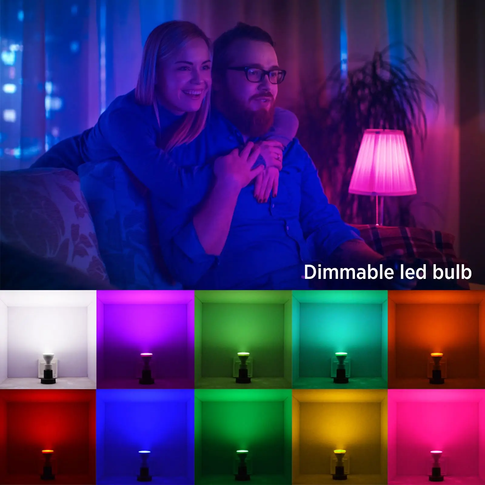 LED Bulb GU10 8W Spotlight Dimmable RGB LED Bulb Lamp 16 Color Bulb Home Decoration AC 85-265V RGBW RGBWW With IR Remote Control