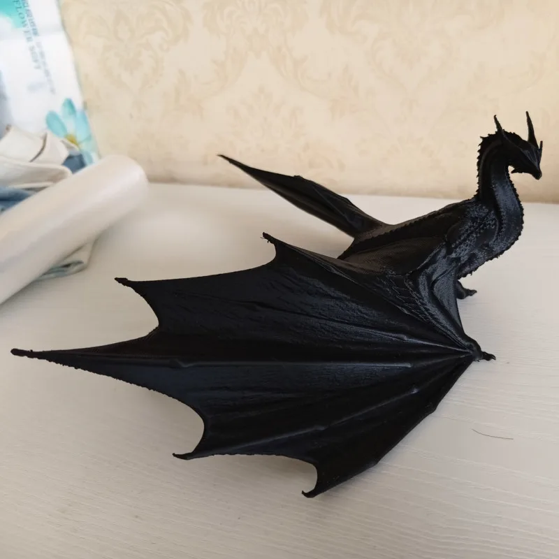 3D Printed Sunfyre Dragon Model Figure Gameing Thronesed Collectible Statue Fantasy Creature Sculpture Ornament Gift Home Decor