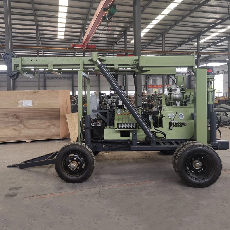 

Full hydraulic soil sampler 100M depth sample core drilling rig machine for survey test