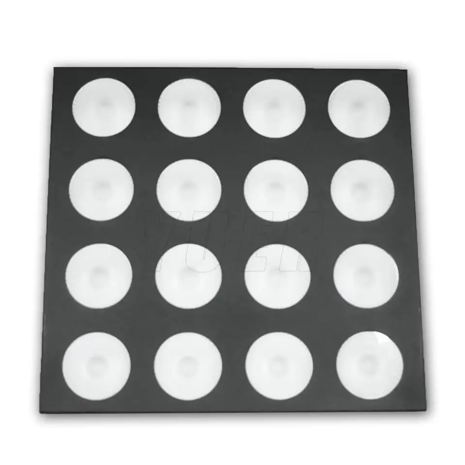 YUER Matrix Panel Blinder LED RGBW 16x12W Stage Lighting For DJ Disco Party Dance Floor NightClub Concert Bar Stage Lights DMX