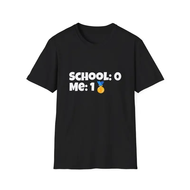 Funny Back To School T Shirt Perfect For Students Humor Educational Achievement Graduates Cute Casual Wear
