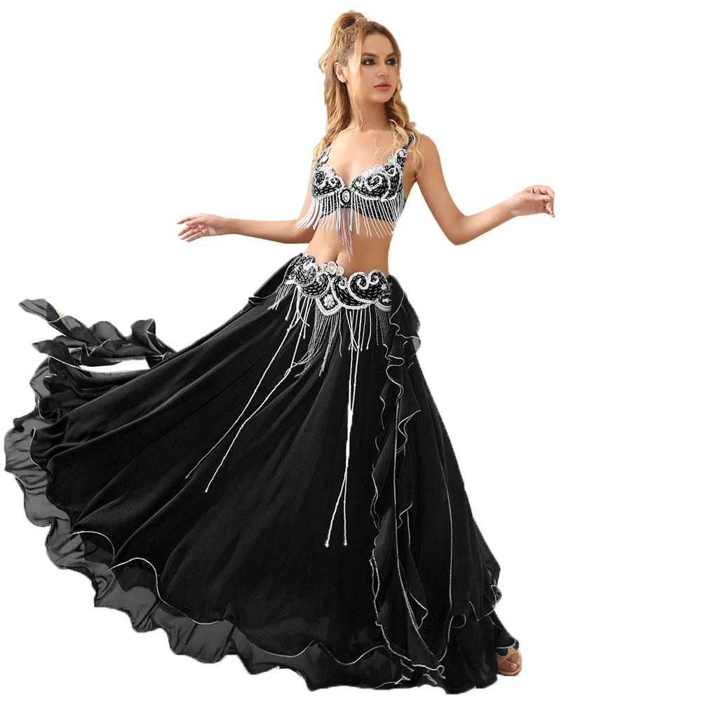 Professional Belly dance costumes Carnival costume for women belly dance set bellydance bra belt skirt suit belly dancer outfit