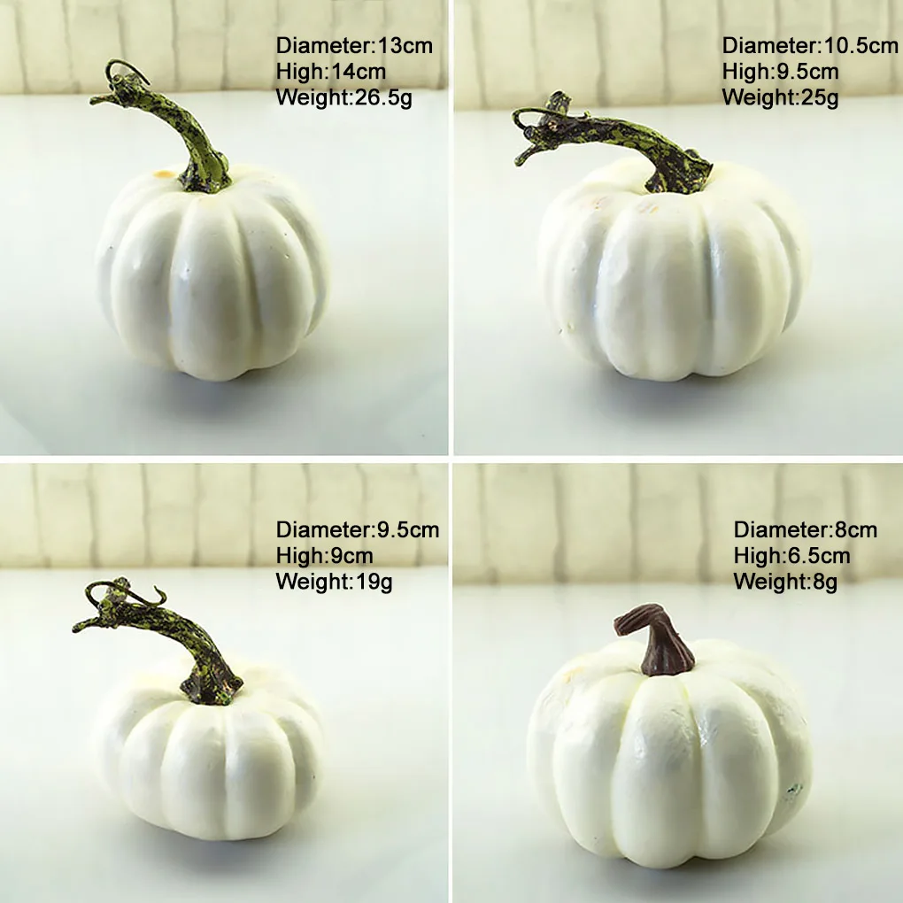 هالوين الاصطناعي رغوة صغيرة القرع الكتابة على الجدران محاكاة صورة الدعائم ديكور المنزل الطرف 6 قطع