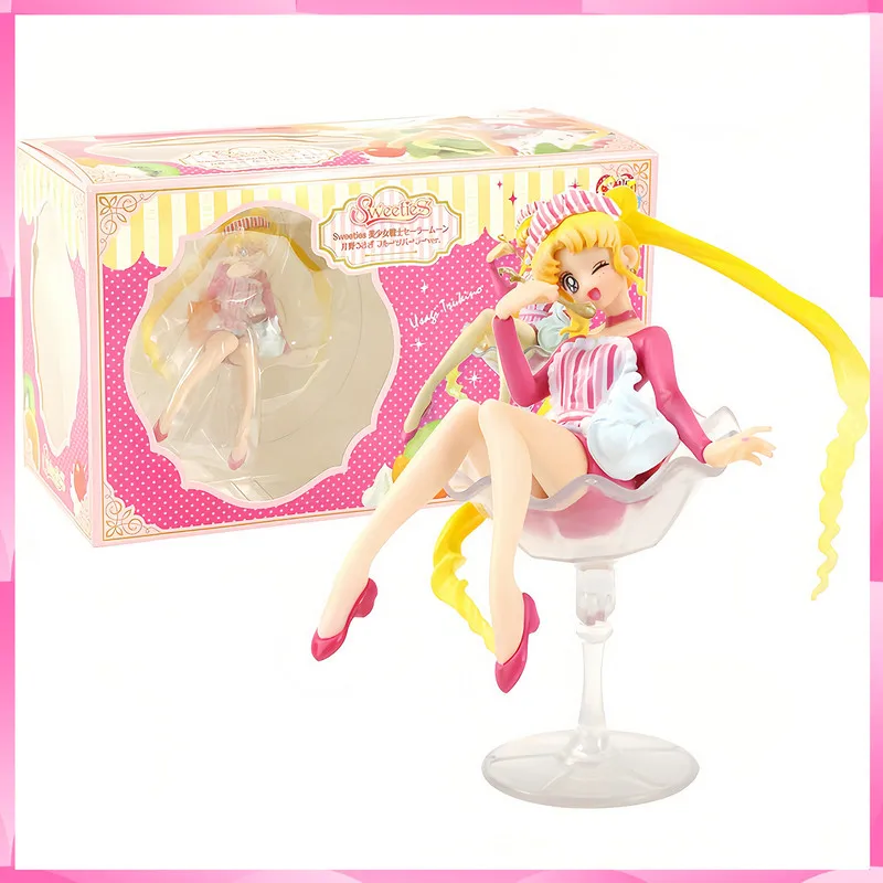 

12cm Sailor Moon Anime Figures Tsukino Usagi Action Figurine Pvc Kawaii Cute Model Collection Statue Toy Christmas Gifts