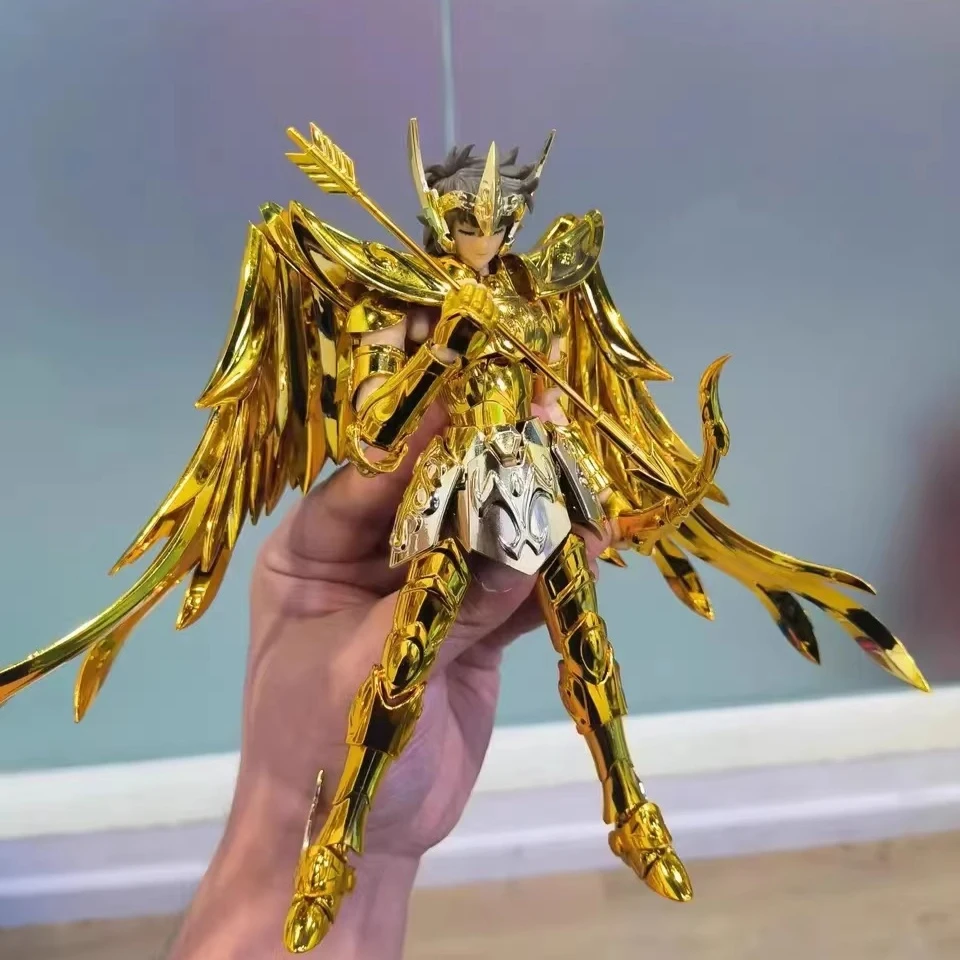 

In Stock Cs Model Saint Seiya Myth Cloth Ex Sagittarius Aiolos Knights Of The Zodiac Anime 24k Metal Armor Figure Toys Gift