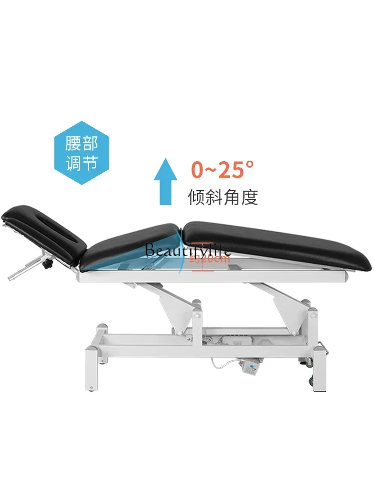 Electric Physiotherapy Bone Setting Reset Bed Lifting Massage Multifunctional Facial Bed